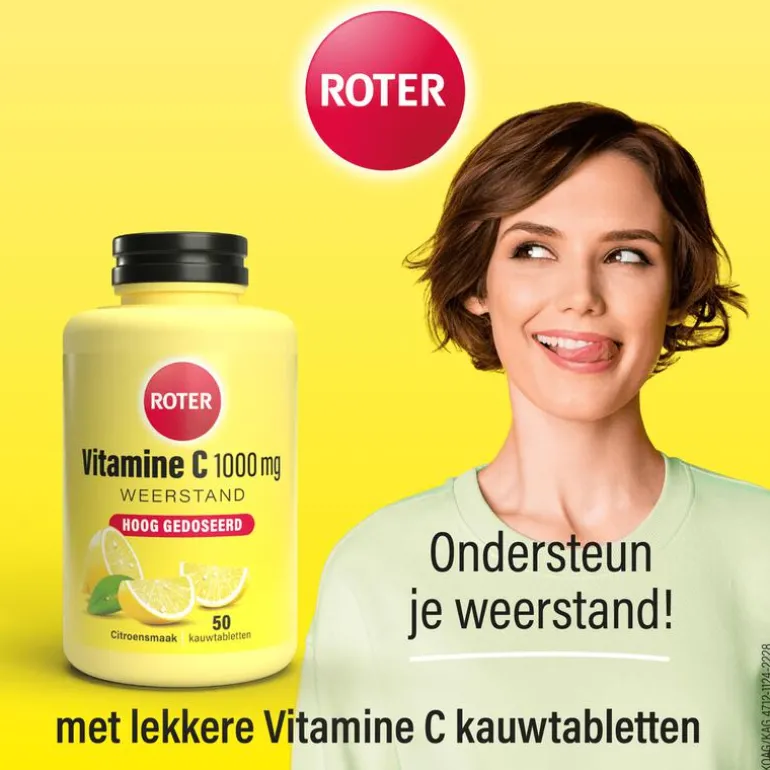 Roter Vitamine C 1000 mg citroen 50 tabletten