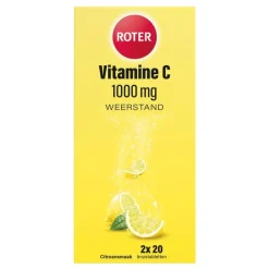 Roter Vitamine C Bruis 1000 mg Citroen 40 bruistabletten