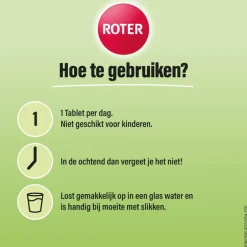 Roter Vitamine C 1000mg Bruistabletten Lime/Lychee15 stuks