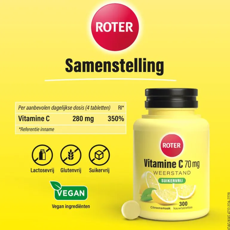 Roter Vitamine C Suikervrij 300 tabletten