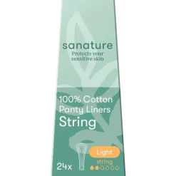 Sanature 100% Katoenen Inlegkruisjes String 24 stuks