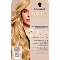 Schwarzkopf Creme Supreme Haarkleuring 9-0 Natuurlijk Lichtblond