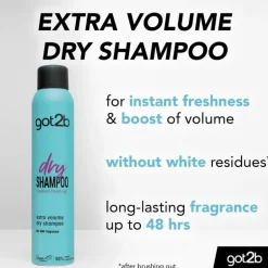 Schwarzkopf Got2b Fresh & Fabulous Dry Shampoo 200 ML