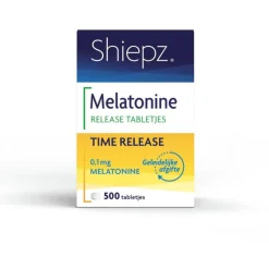 Shiepz Melatonine Time Release 0,1 mg 500 tabletten