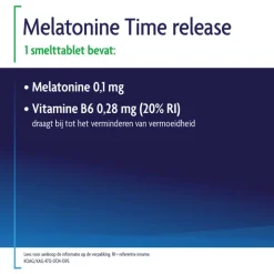 Shiepz Melatonine Time Release 0,1 mg 500 tabletten