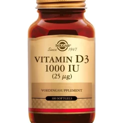 Solgar Vitamin D-3 1000 IU 25 mcg 100 softgels