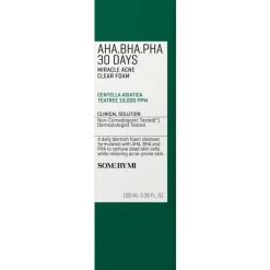 Some By Mi AHA BHA PHA 30 Days Miracle Acne Clear Foam 100 ML
