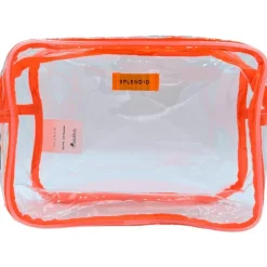 Splendid Toilettas Oranje Doorzichtig Medium