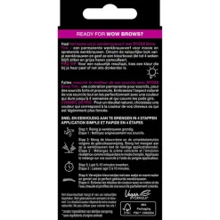 Syoss Browtint Wenkbrauw-wimper verf Donkerbruin