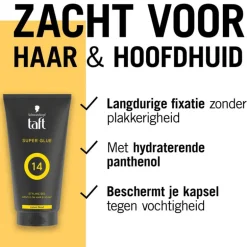 Taft Styling Gel Super Glue Gel 150 ML