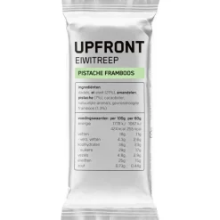 Upfront eiwitreep pistache/framboos 60g