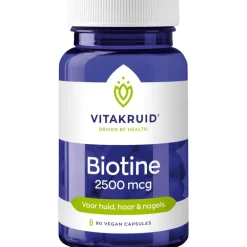 Vitakruid, Biotine 2500 mcg - 90 vegan capsules