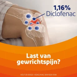 Voltaren Emulgel 1,16% (diclofenac) Bij Gewrichtspijn In Knie En Vinger 60 GR