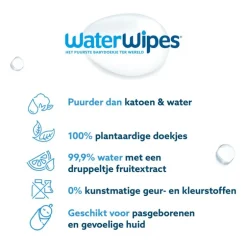 WaterWipes Billendoekjes Voordeelpak 3x48 144 Stuks