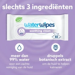 WaterWipes Soothing Baby Wipes - 12x60