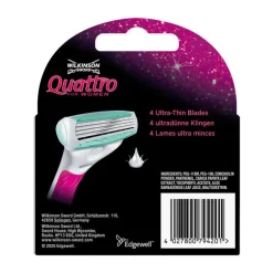 Wilkinson Sword Quattro for Women Sensitive Navulmesjes 3+1 gratis