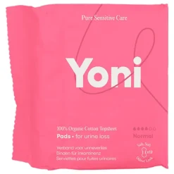 Yoni Verband Urineverlies Normal Bio Katoenen Toplaag 12 stuks