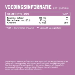 Yummygums Berberine Suikervrije Gummies 30 stuks