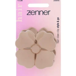 Zenner Haarklem Bloem Glimmend Beige